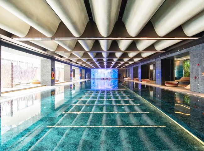 哈尔滨网站建设西安W酒店泳池